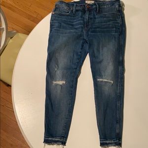 Distressed Madewell Jeans